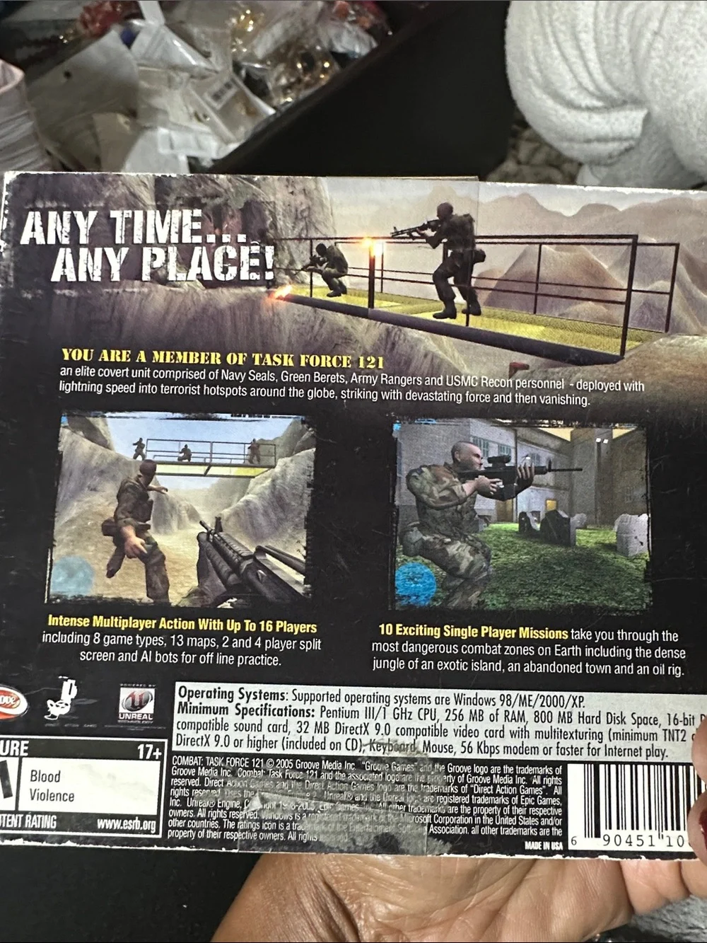 Open Season PC Game(includes 3discs-used) & COMBAT TASK FOREVER(NWT)